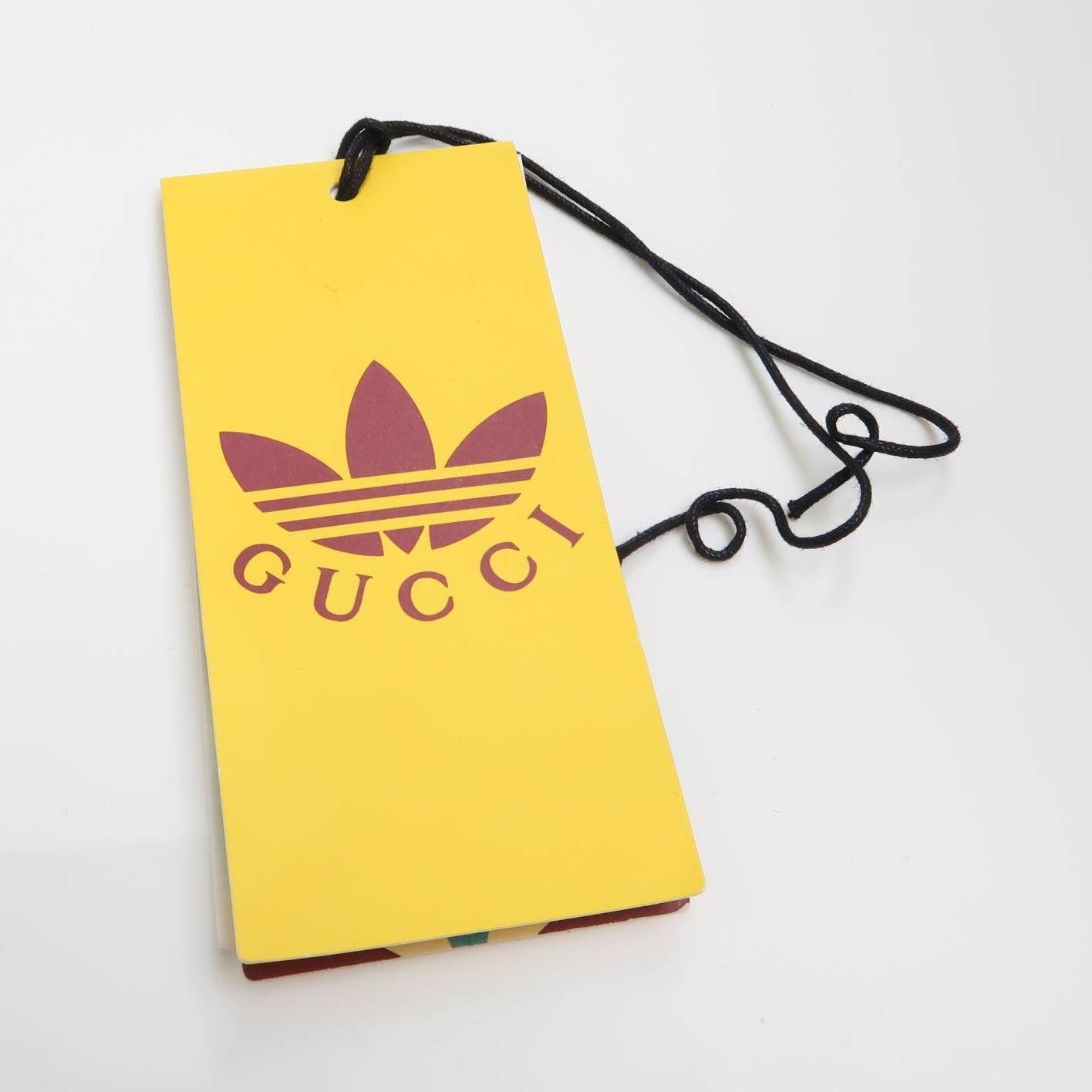 Gucci x Adidas Red Cotton Logo Crew Neck T-shirt XS