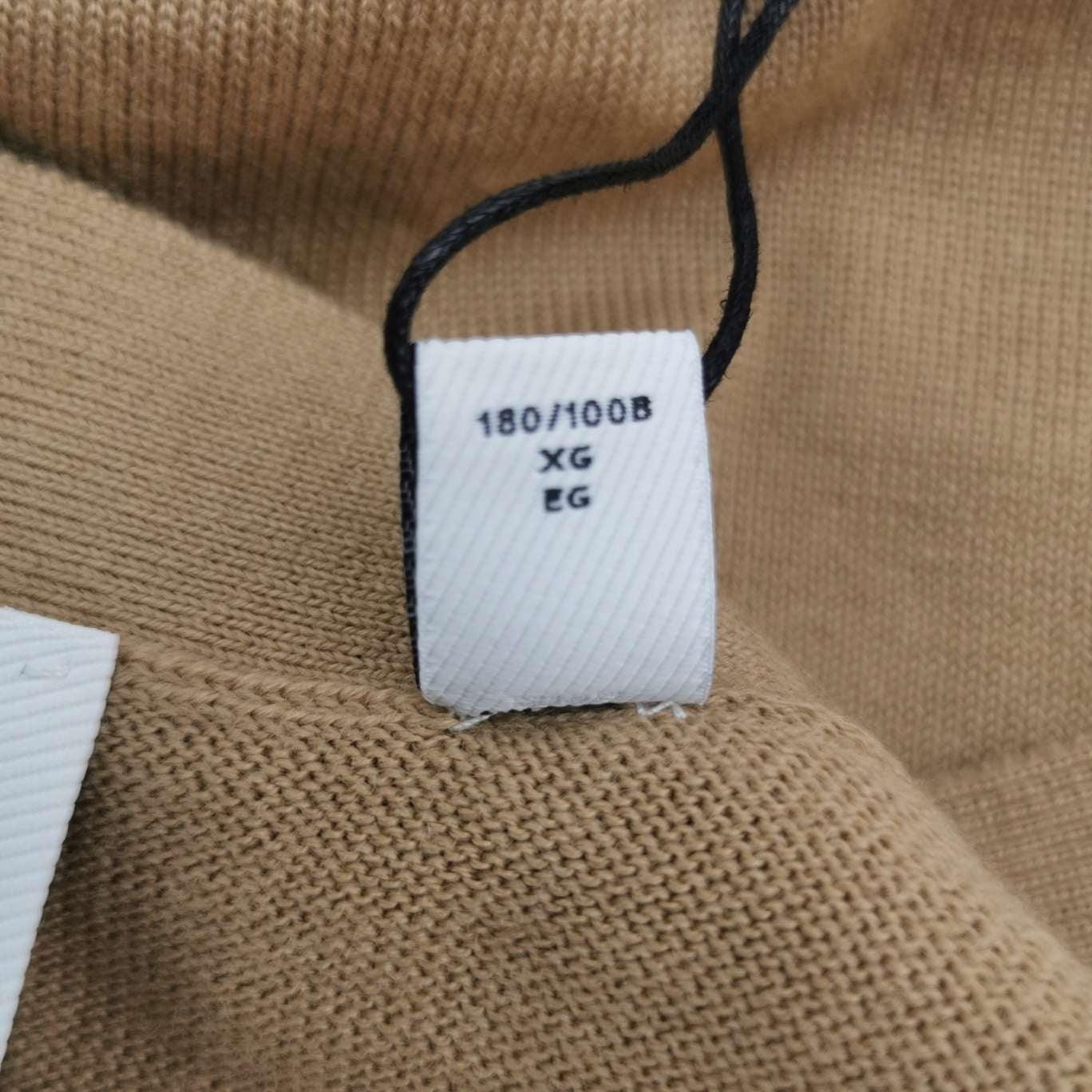 Burberry XL Cotton V-Neck Button Cardigan