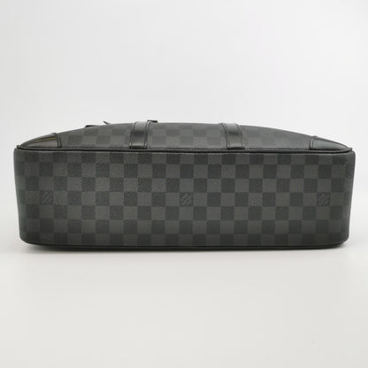 Louis Vuitton Damier Leather Briefcase Crossbody