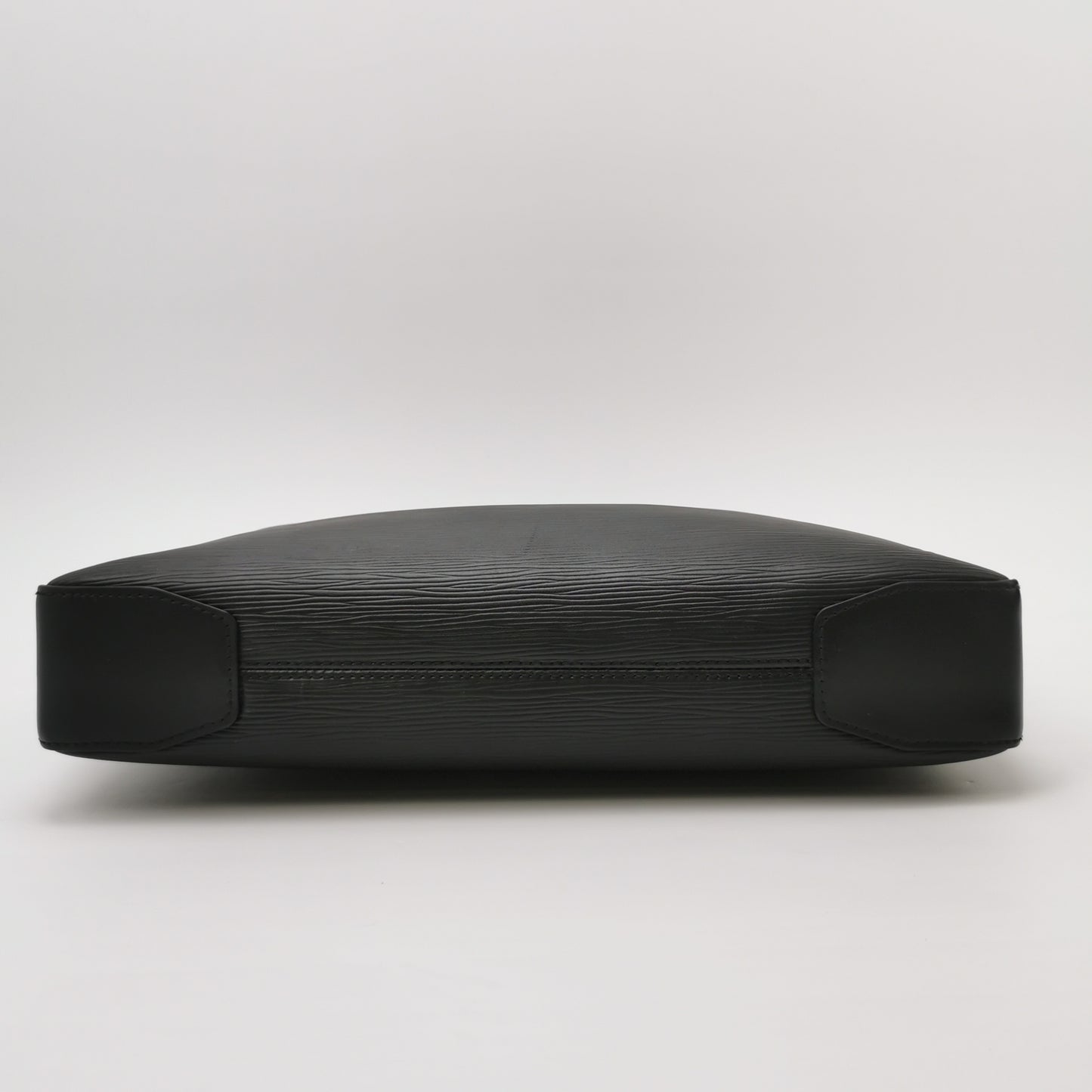 Louis Vuitton Large Black Leather Structured Handbag