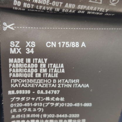 Prada Black Short-Sleeve Crew Neck T-Shirt L