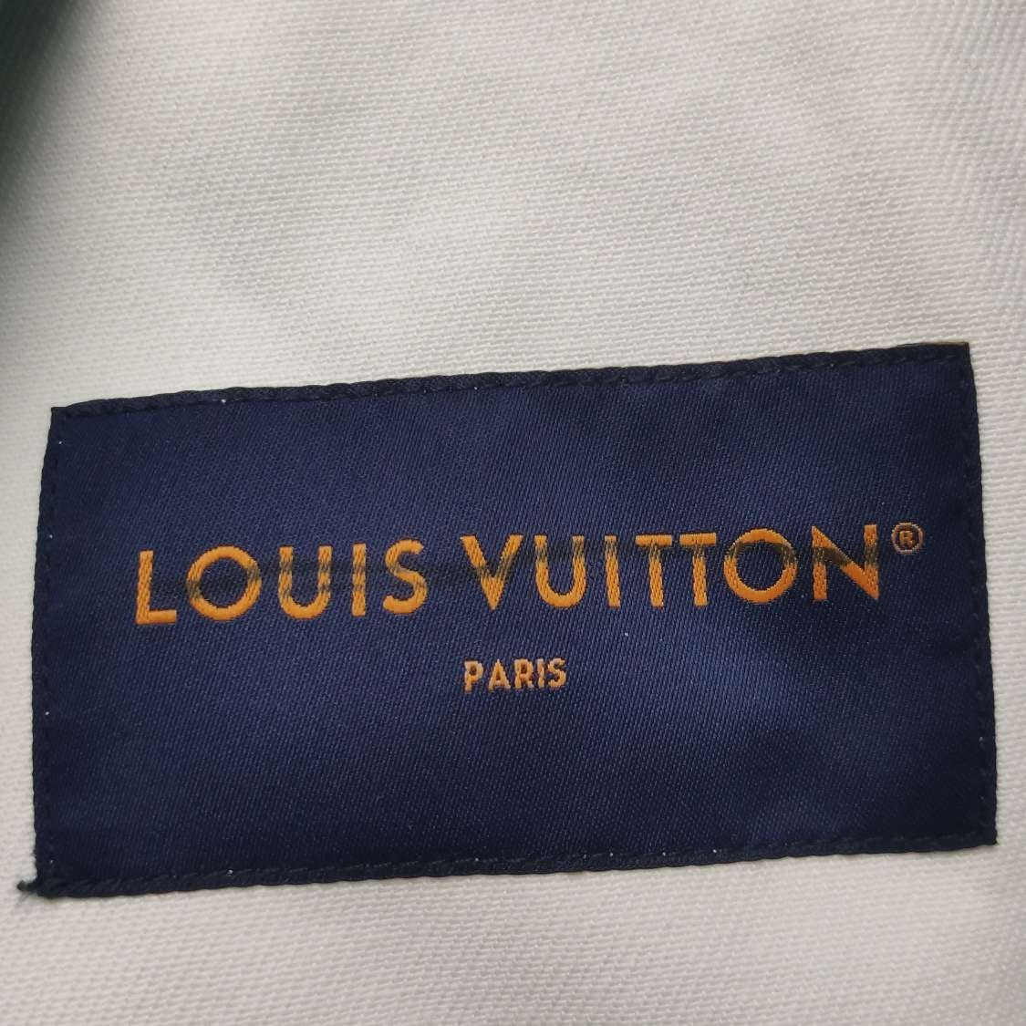 Louis Vuitton Cotton Blue-White Splash Jacket XL