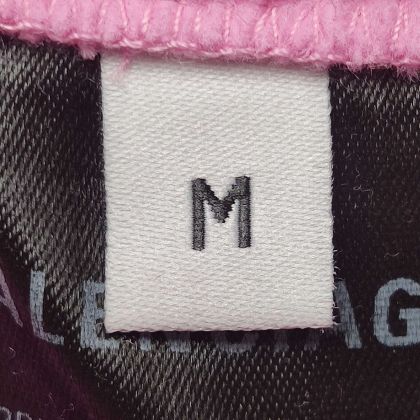 Balenciaga Cotton Logo Hoodie M Pink