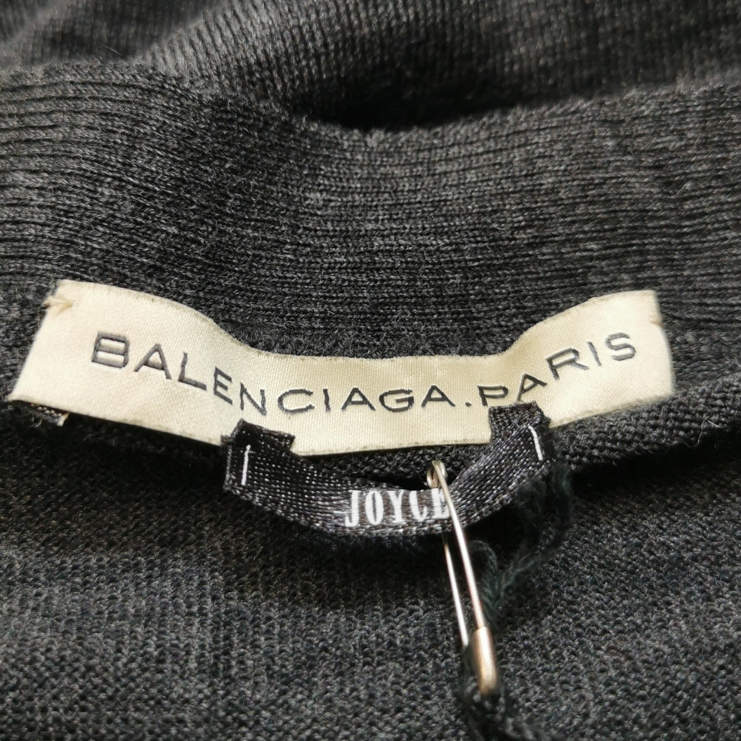 Balenciaga S V-Neck Single-Breasted Cardigan