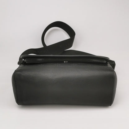 Louis Vuitton Black Monogram Embossed Messenger Crossbody