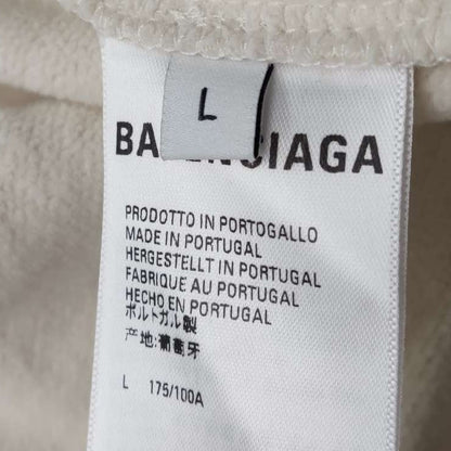 Balenciaga SportyB Cotton Solid Hoodie L