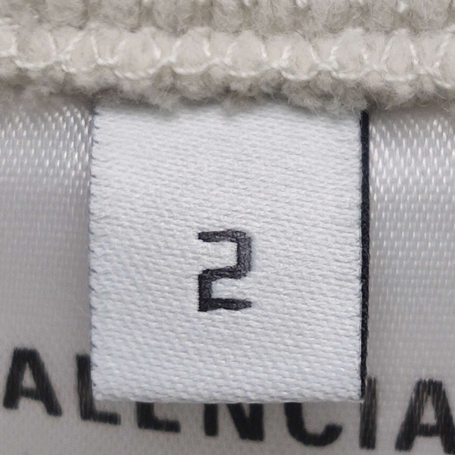 Balenciaga Paris Oversized Beige Hoodie