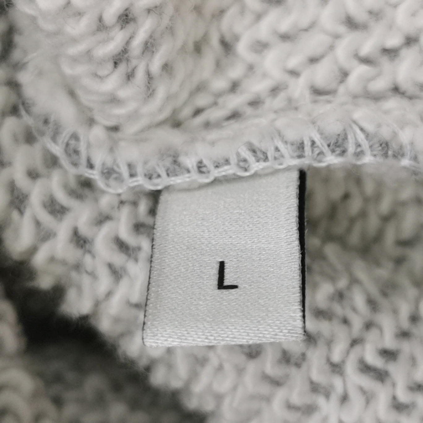 Gucci Gray Cotton Logo Hooded Jacket L
