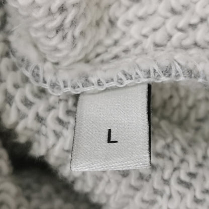 Gucci Gray Cotton Logo Hooded Jacket L