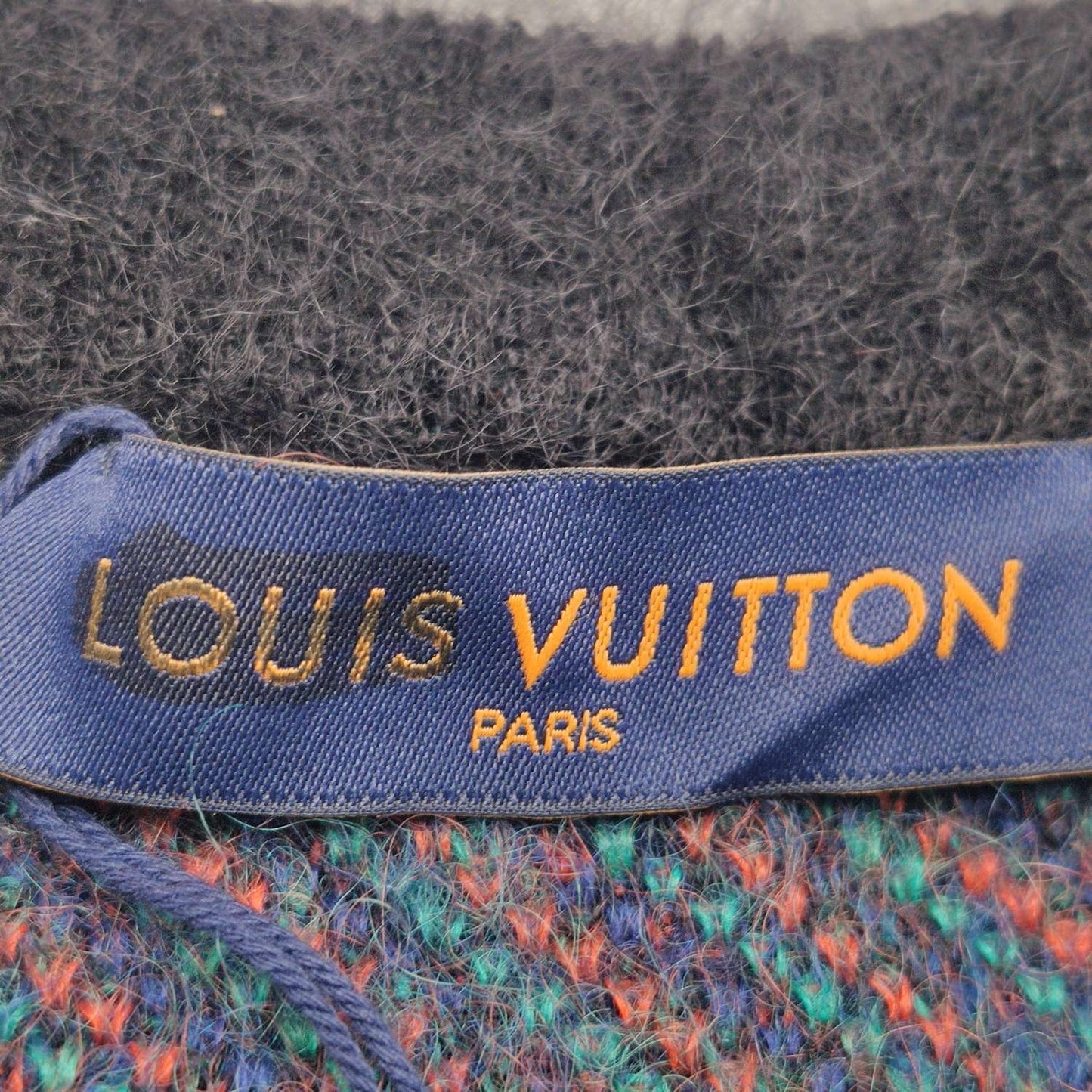 Louis Vuitton Mohair Butterfly Print Crewneck Sweater