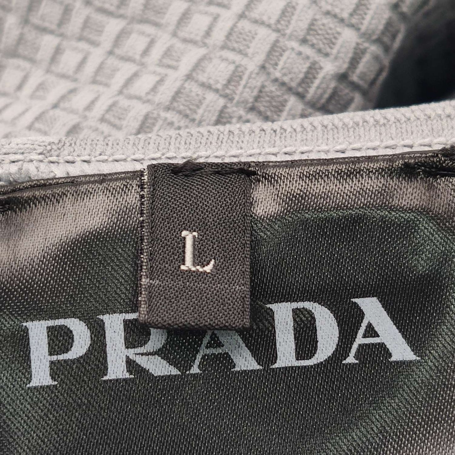 Prada Gray Short-Sleeve T-Shirt XL