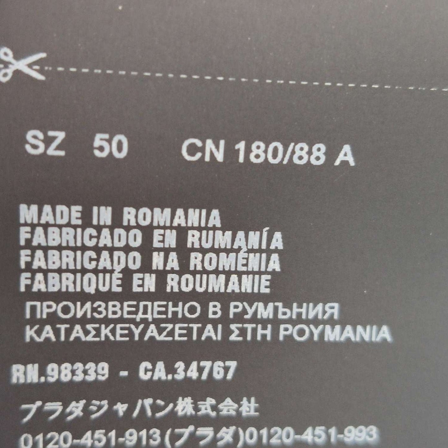 Prada Logo Like- Gray Trousers L/50