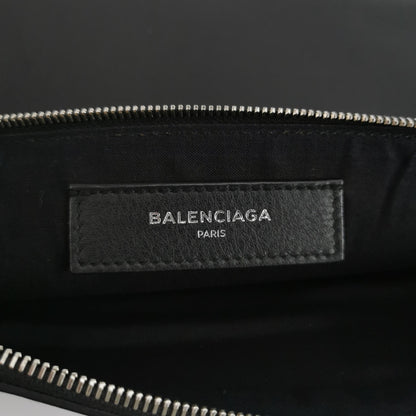 Balenciaga Everyday Leather Logo Clutch