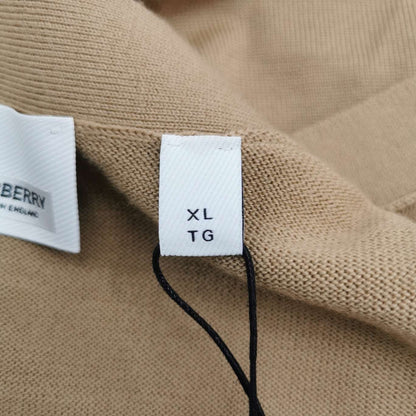 Burberry XL Cotton V-Neck Button Cardigan