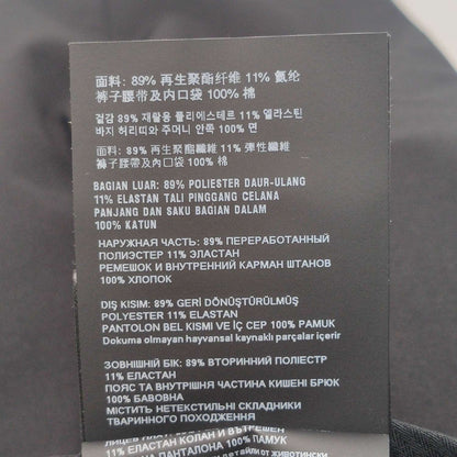 Prada Unused Solid Black Trousers L/50