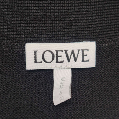 Loewe XL Wool V-Neck Single-Breasted Cardigan