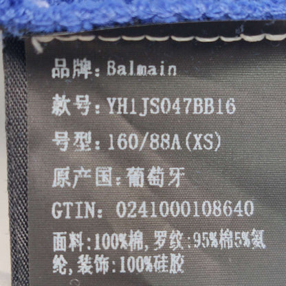 Lanvin XS Cotton Logo Crewneck Long-Sleeve Sweatshirt