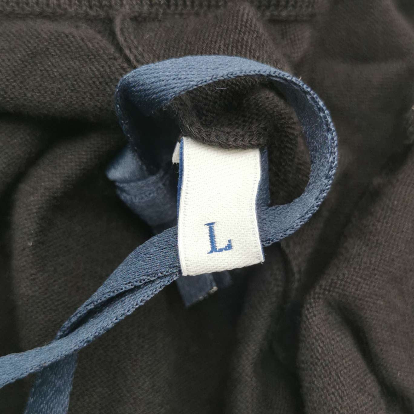 Moncler L Cotton Solid Collar Long-Sleeve Knit