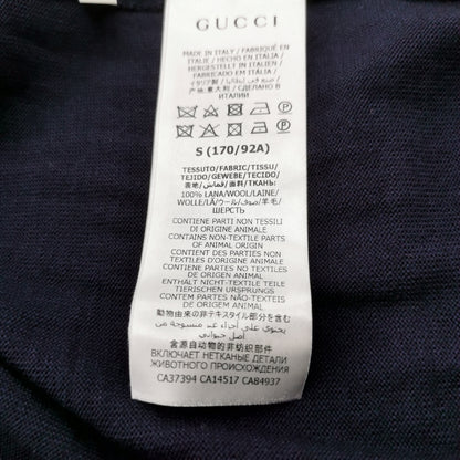 Gucci S Wool Solid V-Neck Long-Sleeve Cardigan