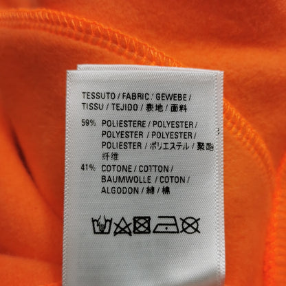 Balenciaga Orange Cotton Logo Straight-Leg Pants S