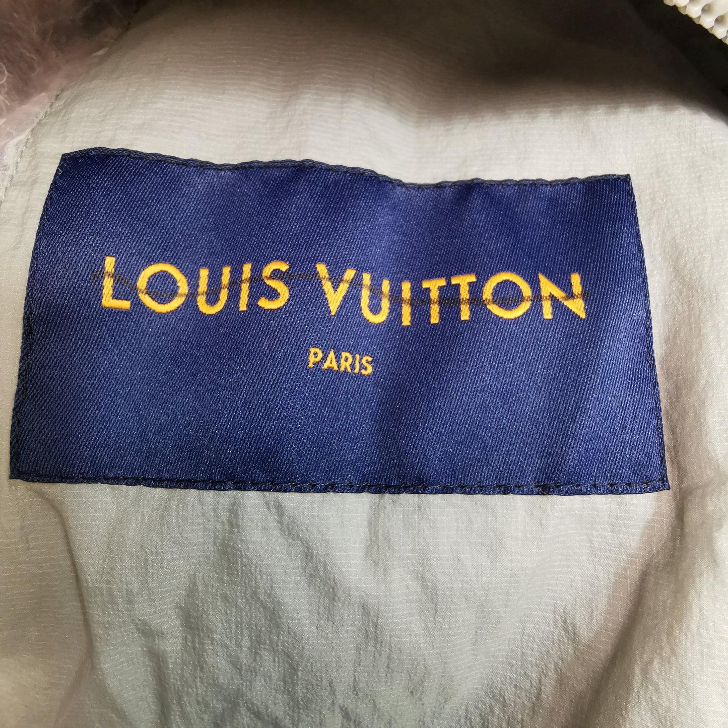 Louis Vuitton Monogram Organza Padded Coat L