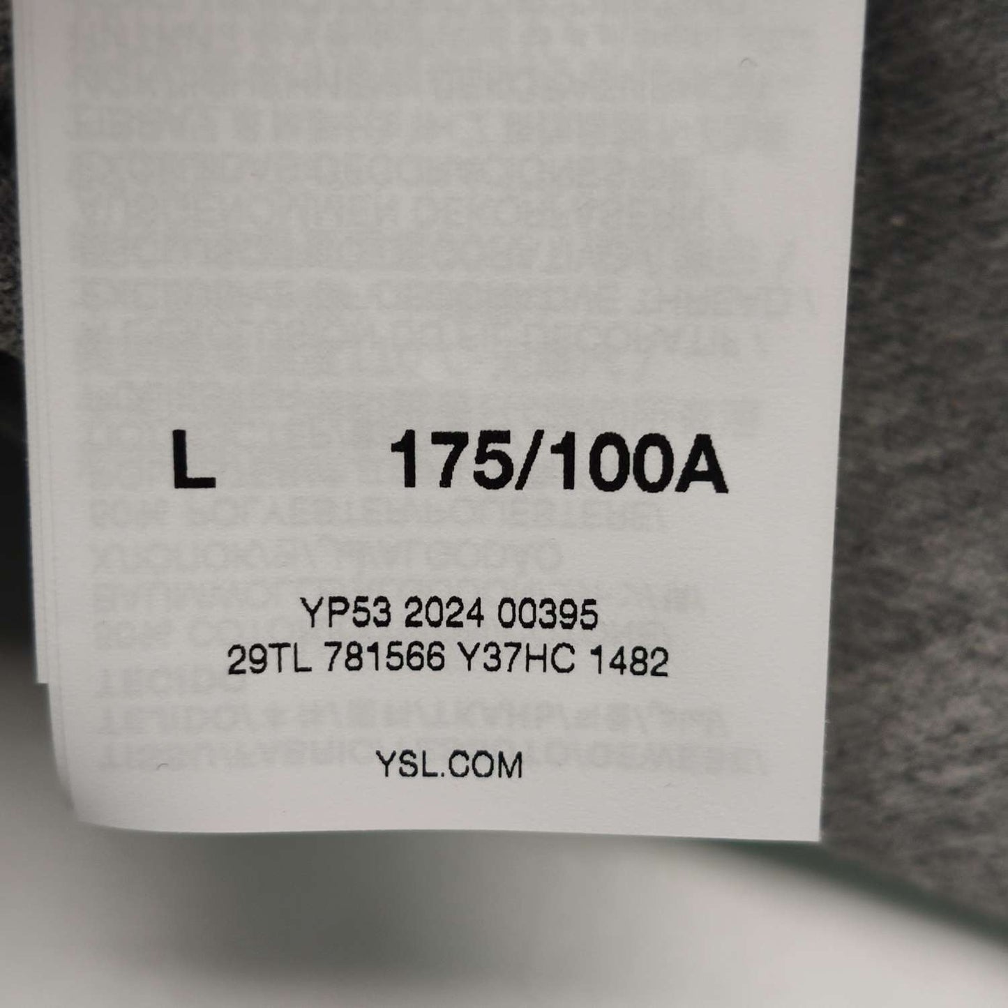 Saint Laurent YSL Logo Crewneck Short-Sleeve T-Shirt L