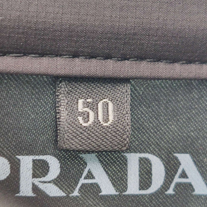 Prada Black Tailored Ankle-Cuff Pants M