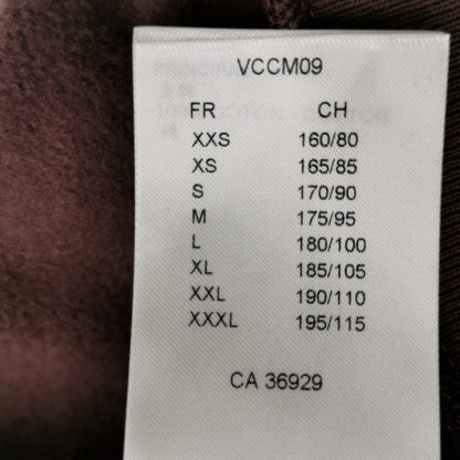 Louis Vuitton Brown Embroidered Bee Hoodie L