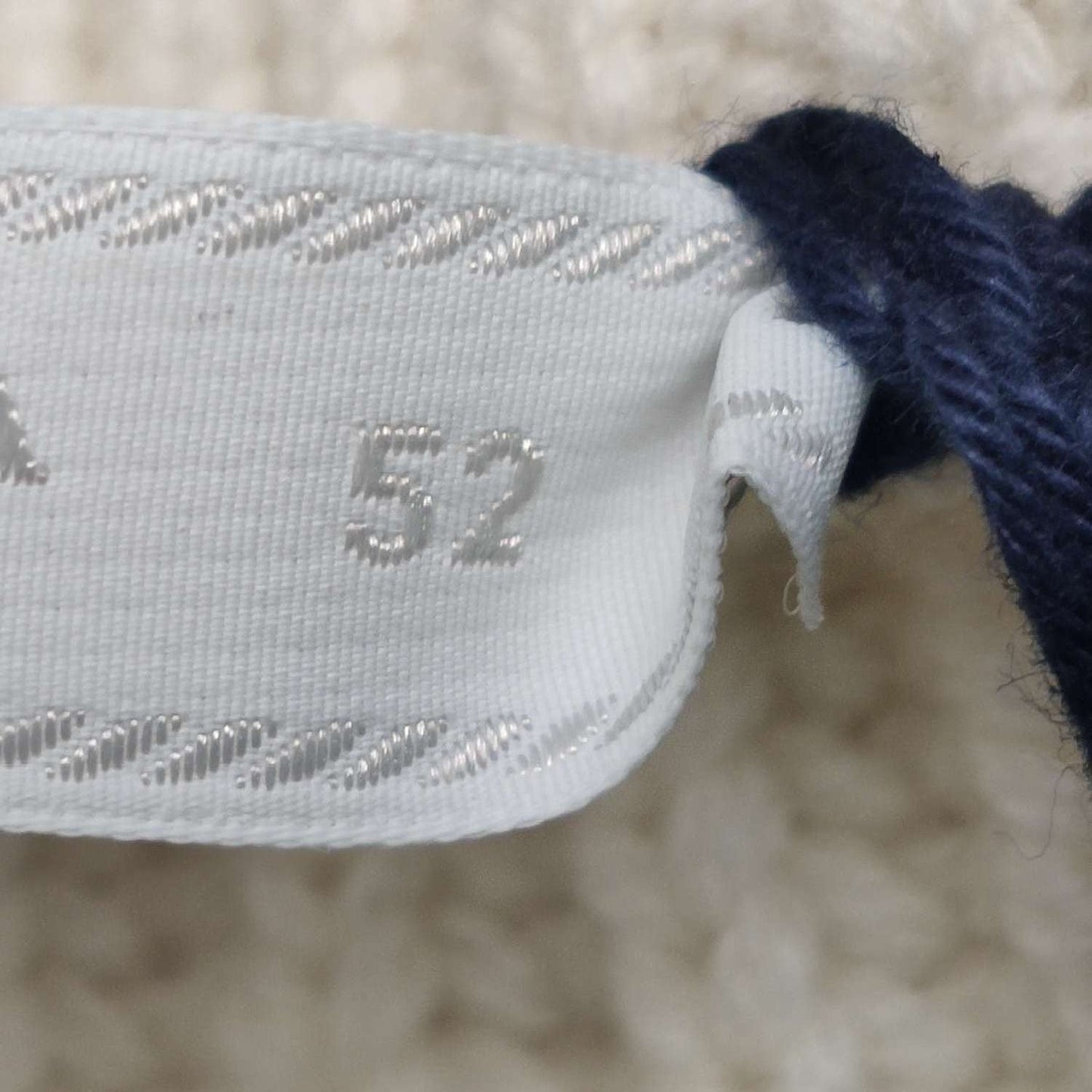 Prada Cream Logo Striped Sweater L/50