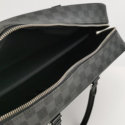 Louis Vuitton Damier Leather Briefcase Crossbody