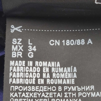 Prada Silk Contrast Stripe Logo Pants (L)