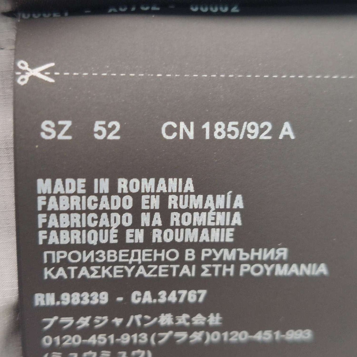 Prada XS Wool Solid Gray Long Pants