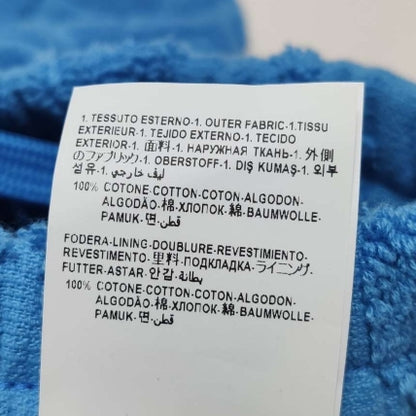 Versace Blue Cotton Logo Shorts L