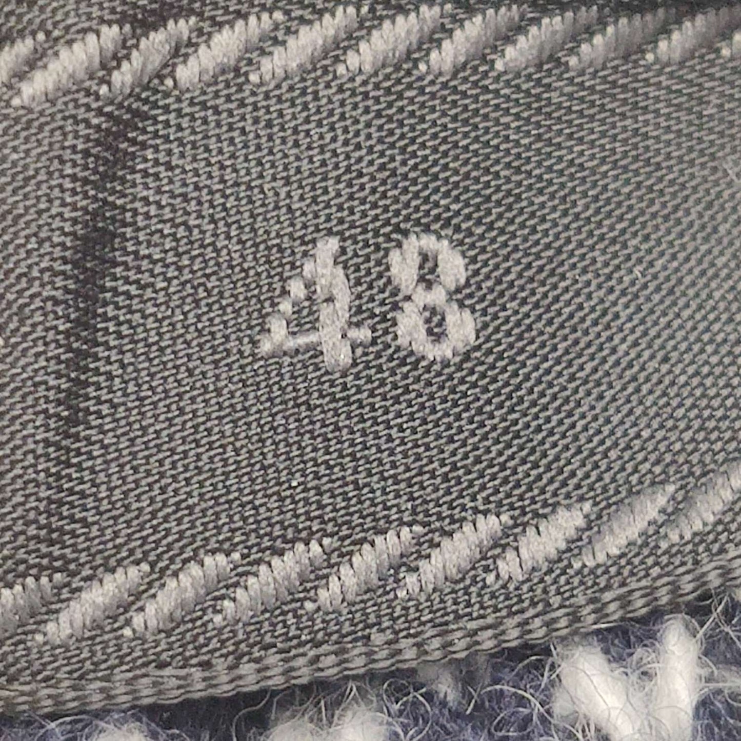 Prada XL Cashmere Blend Patterned Trousers