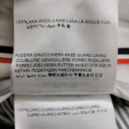 Moncler Wool Blend Plaid Logo Pants XXS/42