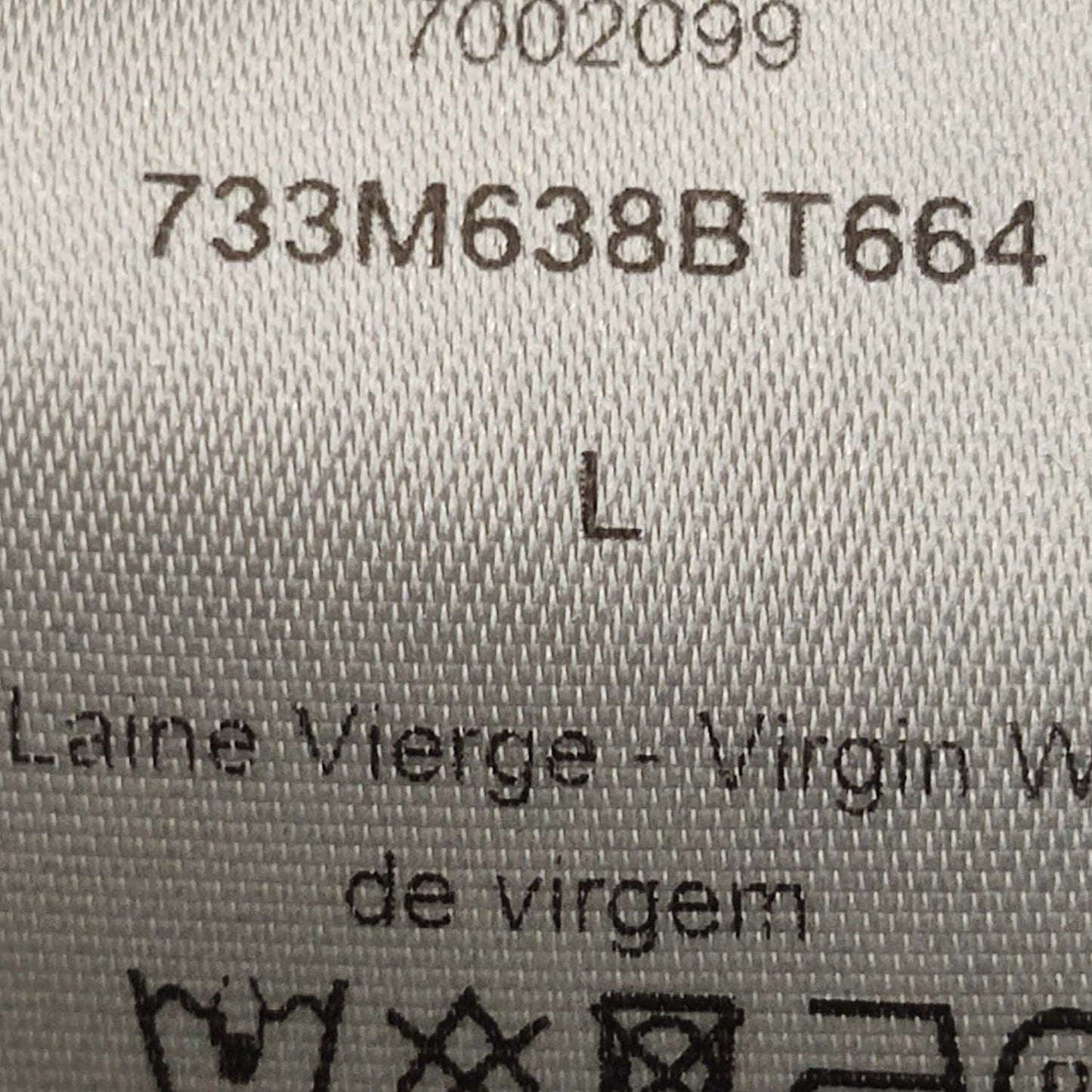 Dior Wool Color-Block Striped Crewneck Sweater L