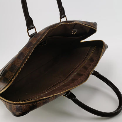 Louis Vuitton Medium Damier Ebene Pochette Voyage Bag