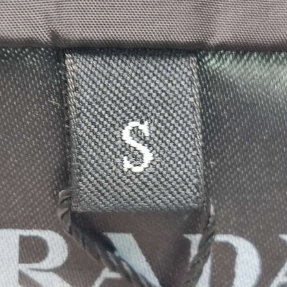Prada S Size Solid Hooded Triangle Logo Padded Jacket