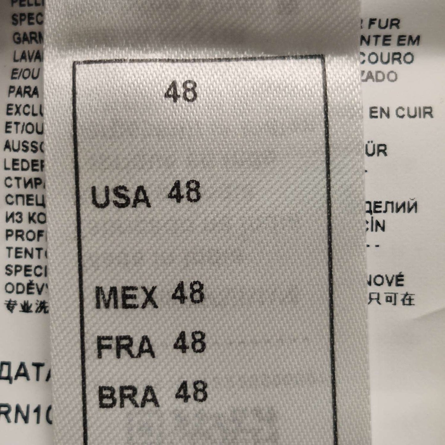 Emporio Armani Black Hooded Sheepskin Leather Jacket M