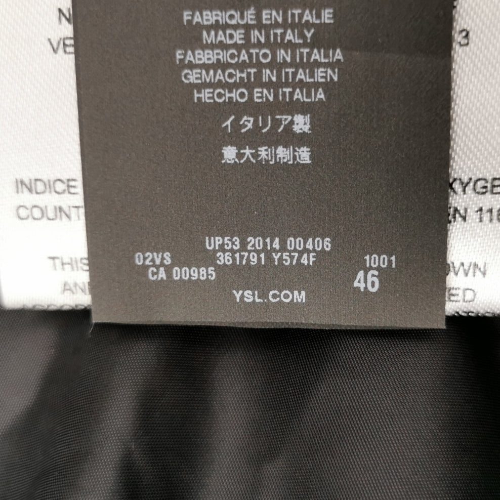 Saint Laurent Studded Black Down Jacket M