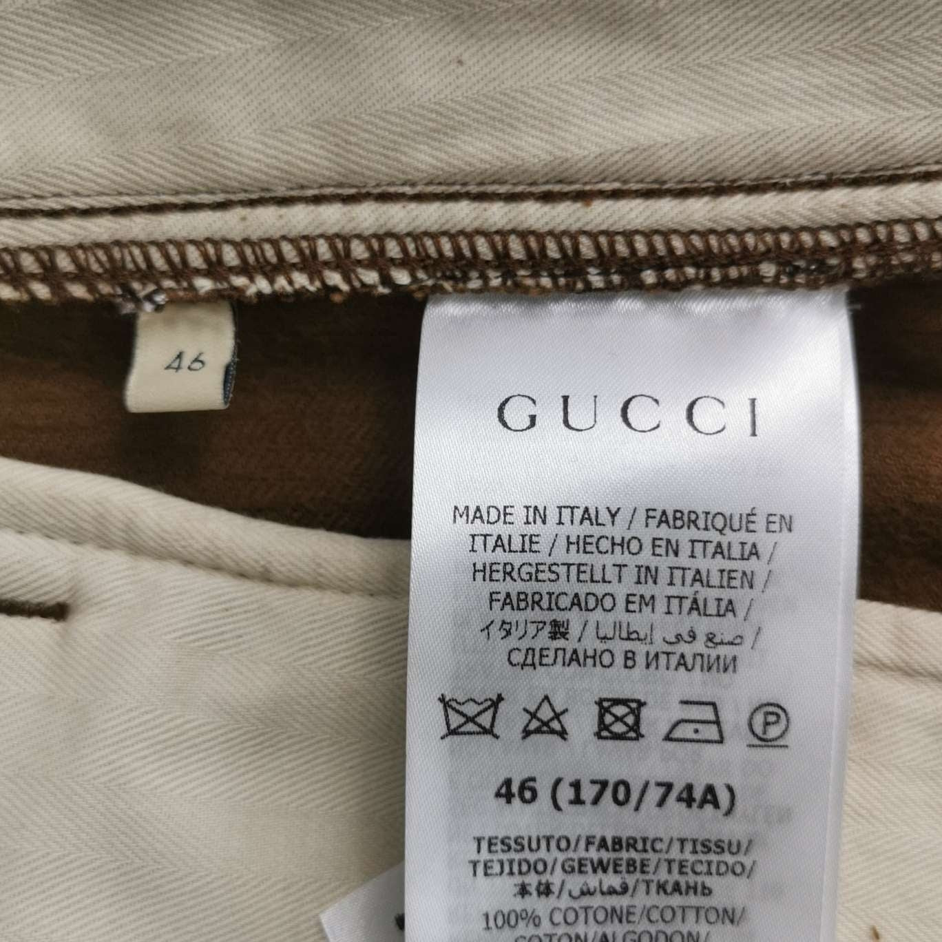 Gucci Brown Corduroy Trousers Size S