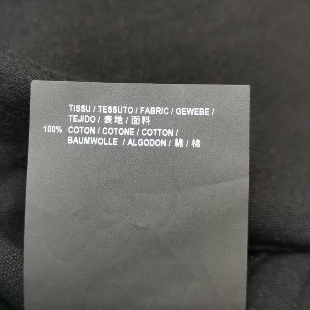 Saint Laurent L Cotton Red Lips Letter Print Crewneck T-Shirt