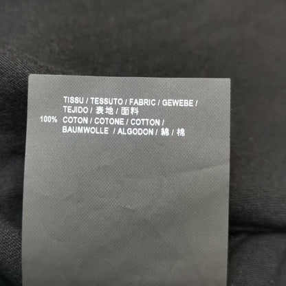 Saint Laurent L Cotton Red Lips Letter Print Crewneck T-Shirt