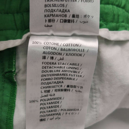 Green Drawstring Waist Casual Shorts