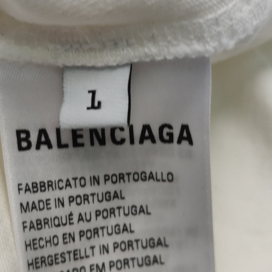 Balenciaga XS Cotton Crew Neck 'CHAMPS' T-Shirt