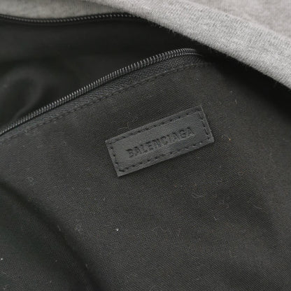 Balenciaga Explorer Gray Logo Leather Backpack