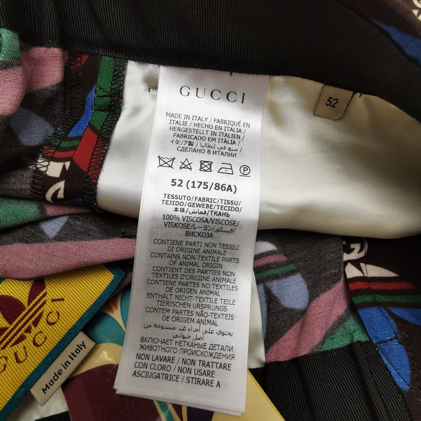 Gucci x Adidas Logo Print Striped Shorts