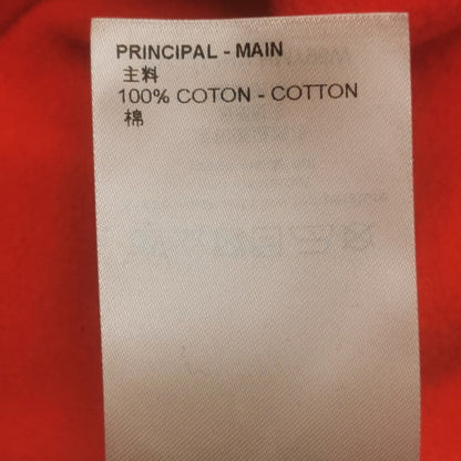 Louis Vuitton XS Red Logo Crewneck Cotton Sweatshirt