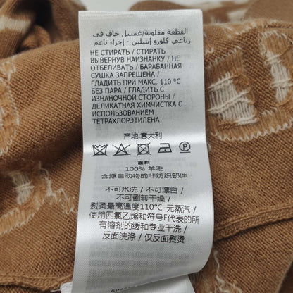 Gucci Wool GG Monogram V-Neck Cardigan S