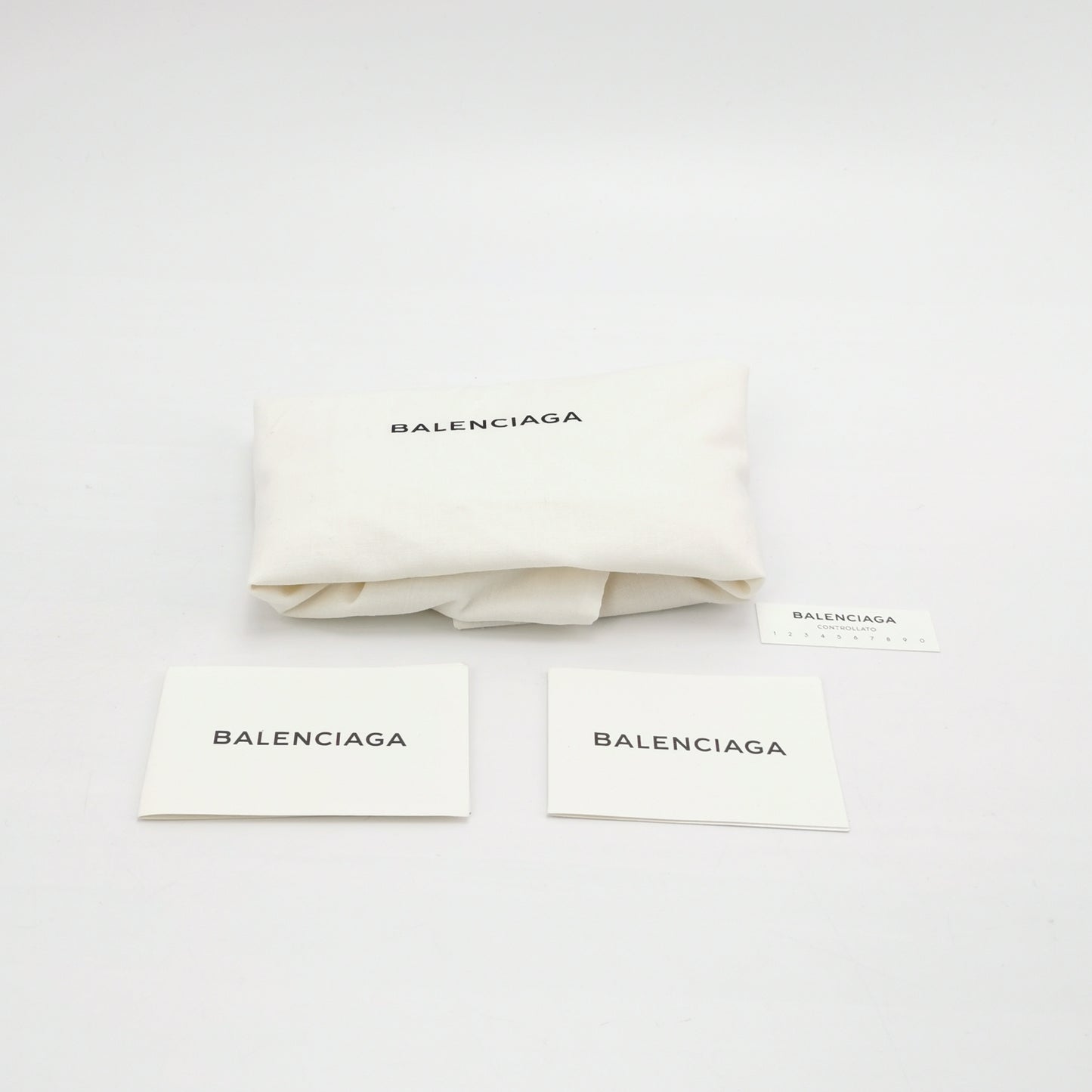 Balenciaga Graffiti Oil Wax Leather Clutch